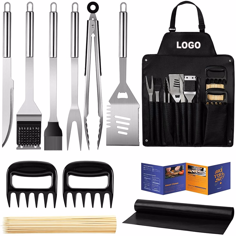 Stainless Steel BBQ Tools Set