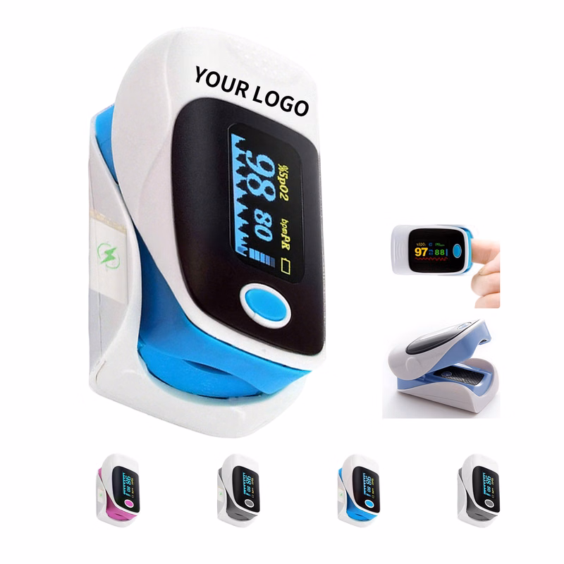 Finger Pulse Oxygen Monitor With Bar Graph 2.5" By 1.4" By 2.4"