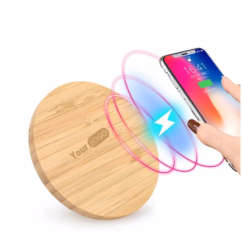 Bamboo Fast Wireless Charger Stand Wood