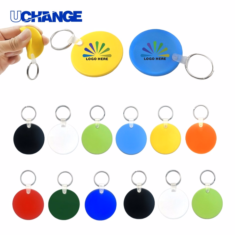 PVC Circular Keychain
