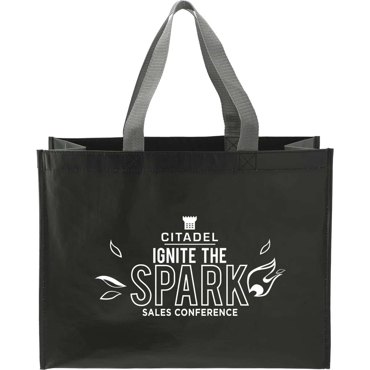 RPET Laminated Matte Shopper Tote 1