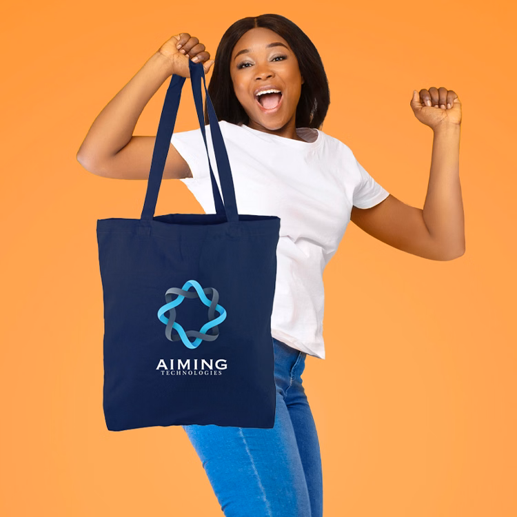 Best Selling Navy Cotton Tote