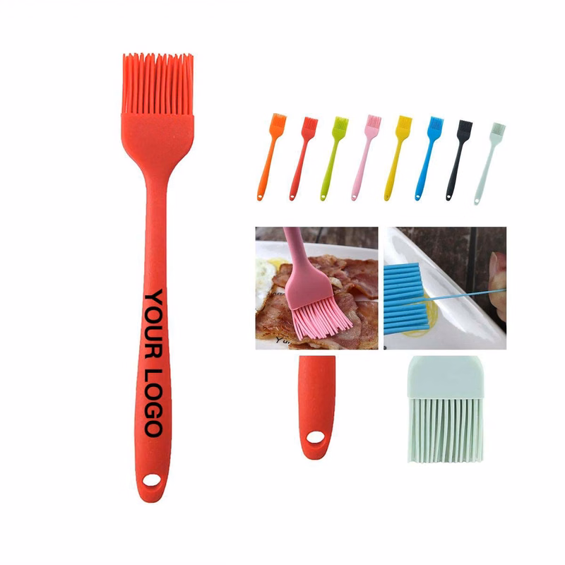 Non Slip Handle Silicone Brush for Kitchen and Grill
