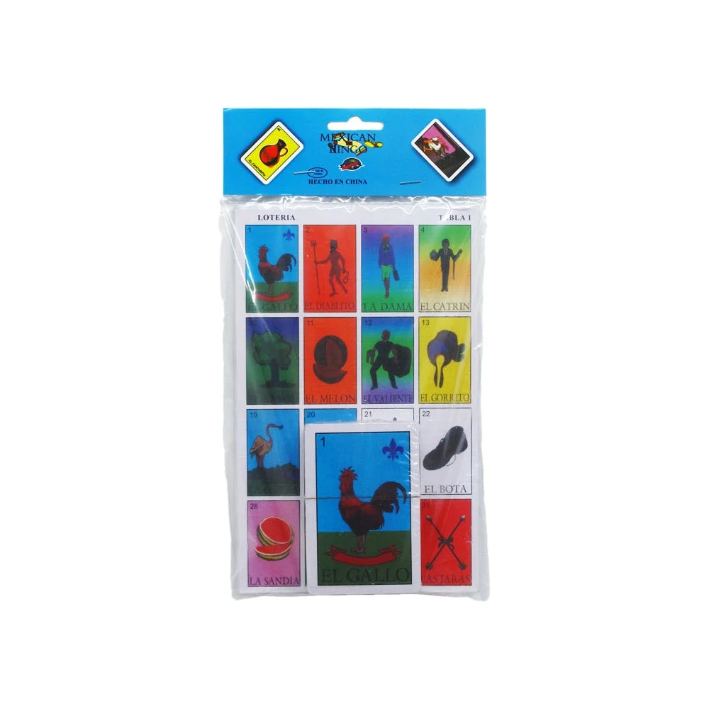 Loteria Mexican Bingo Card Pack 1
