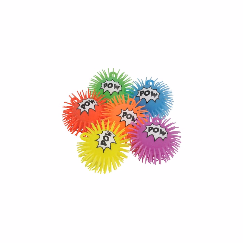 Flashing Superhero Puff Balls - Assorted