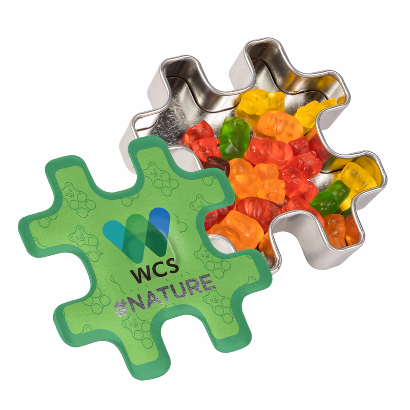 Clever Candy Hashtag Tin with Mini Gummy Bears