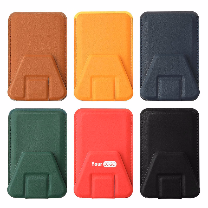 Polyurethane Custom Sticky Card Holder With Built-In Phone Stand