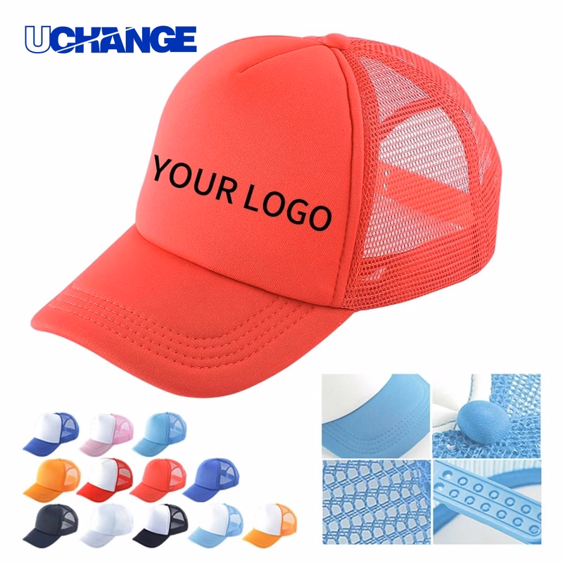 Classic Trucker Cap Headwear with Cotton Front Panel