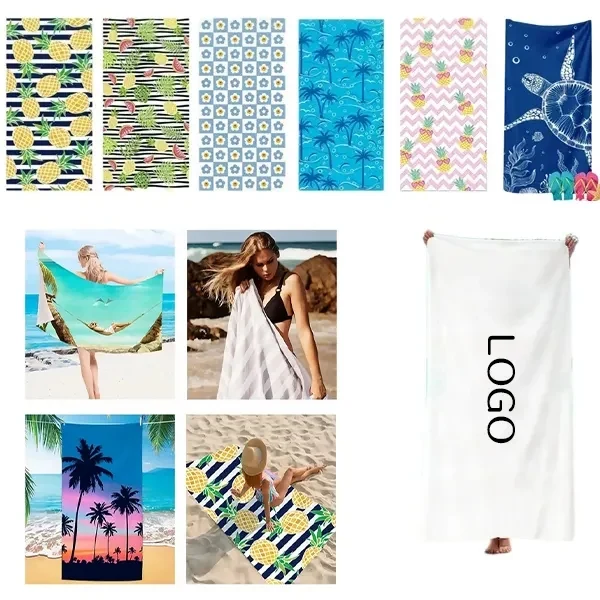 Quick-Dry Microfiber Beach Towel 1