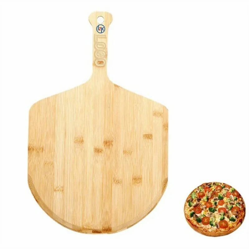 Pizza Peel Paddle Cutting Board Handle Premium Bamboo 1