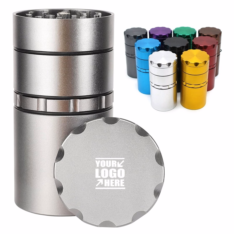 Aluminium Herb Grinder With Large Capacity Storage Container