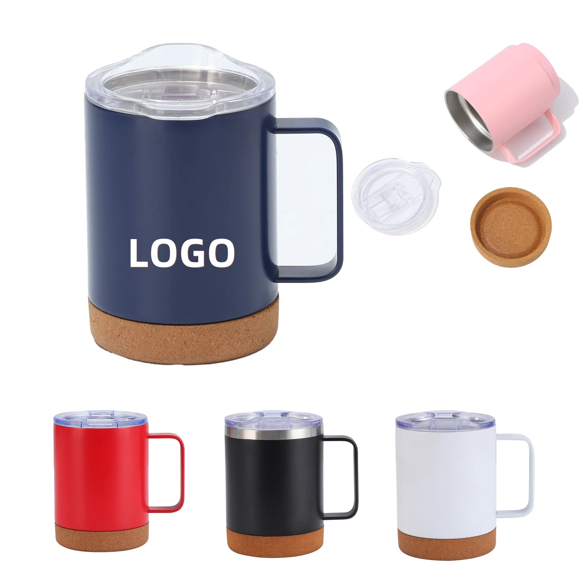 304 Stainless Cork Base Coffee Mug 1
