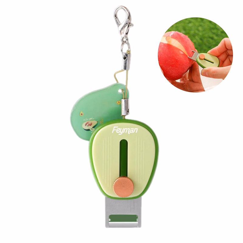 Portable Mini Retractable Stainless Steel Fruit Peeler