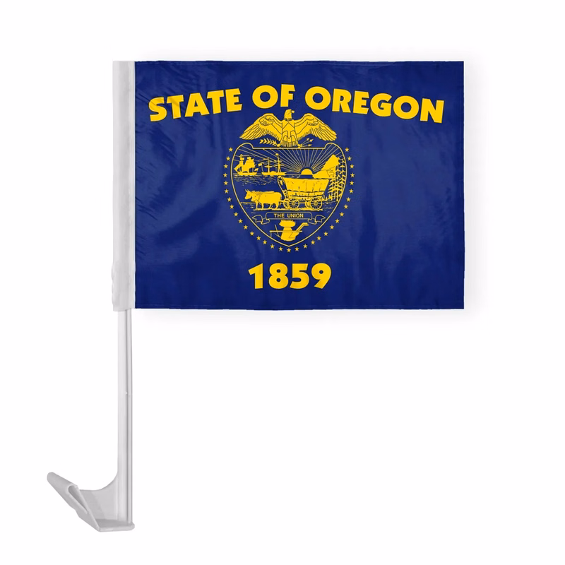 12"x16" & 10.5''x15'' Oregon Car Flags