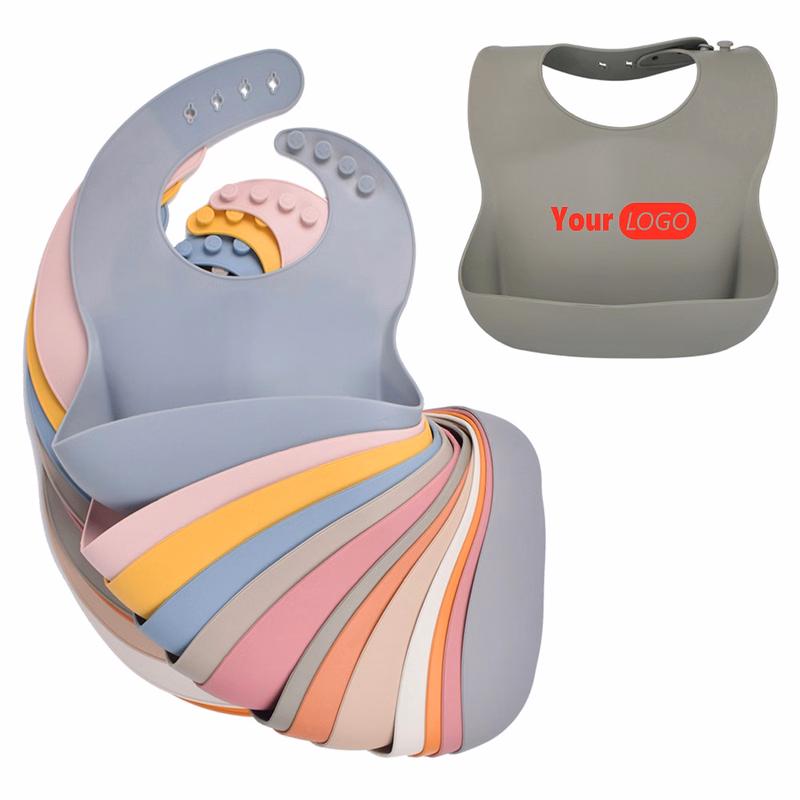 Silicone Bibs for Babies MOQ 50 PCS