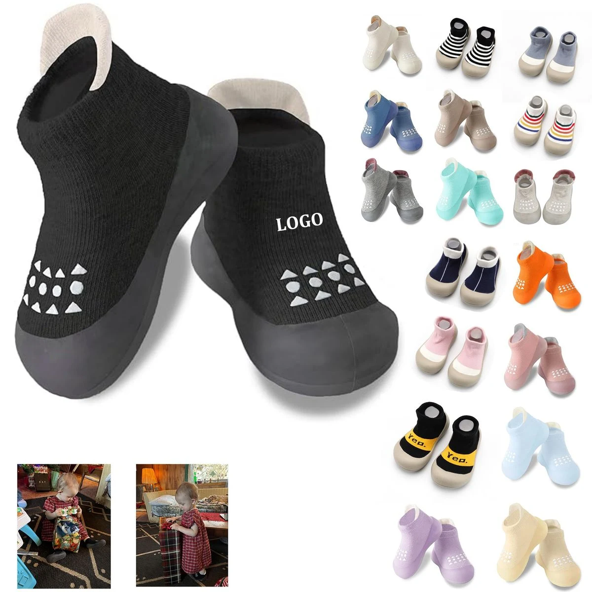 Toddler Walking Sock Shoes 1