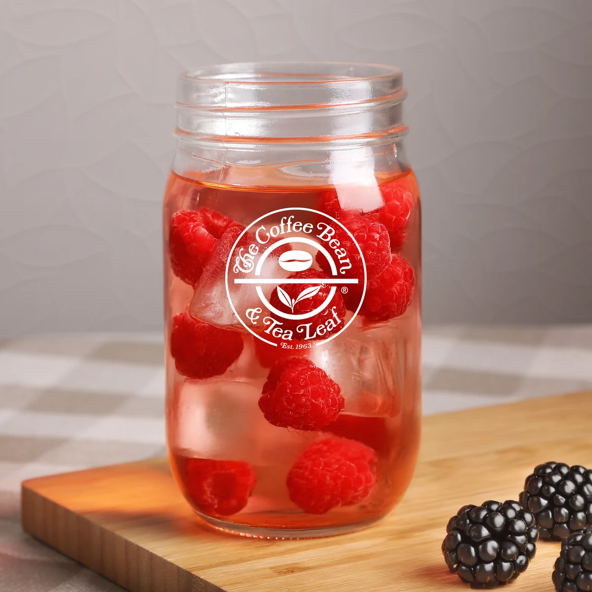 16 Oz. Mankato Mason Jar Drinking Glass, custom glassware with logo imprint 1