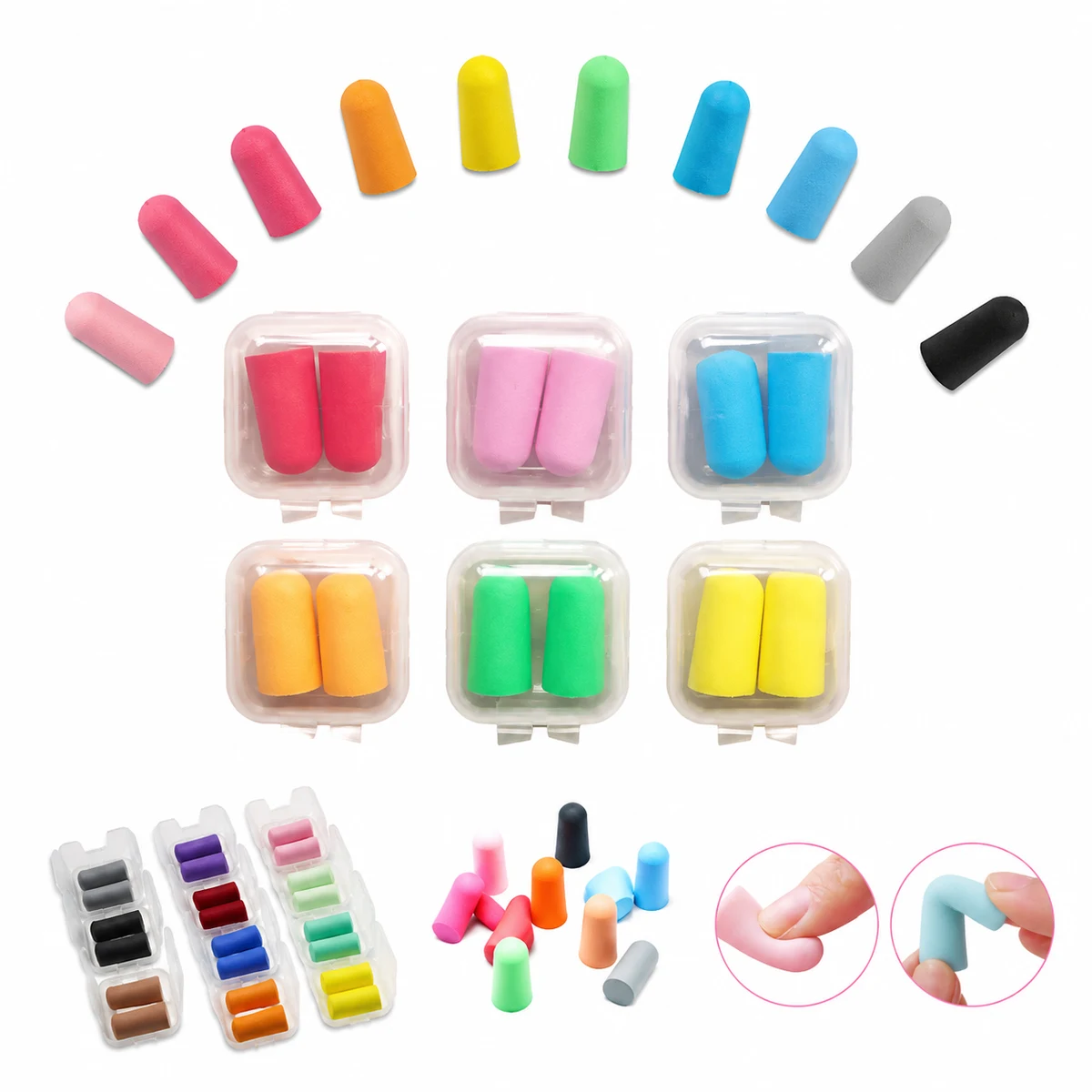 Tailored Foam Earplugs And Compact Case 1