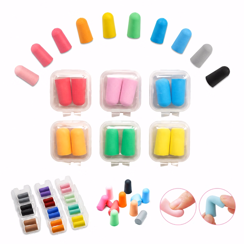 Tailored Foam Earplugs And Compact Case