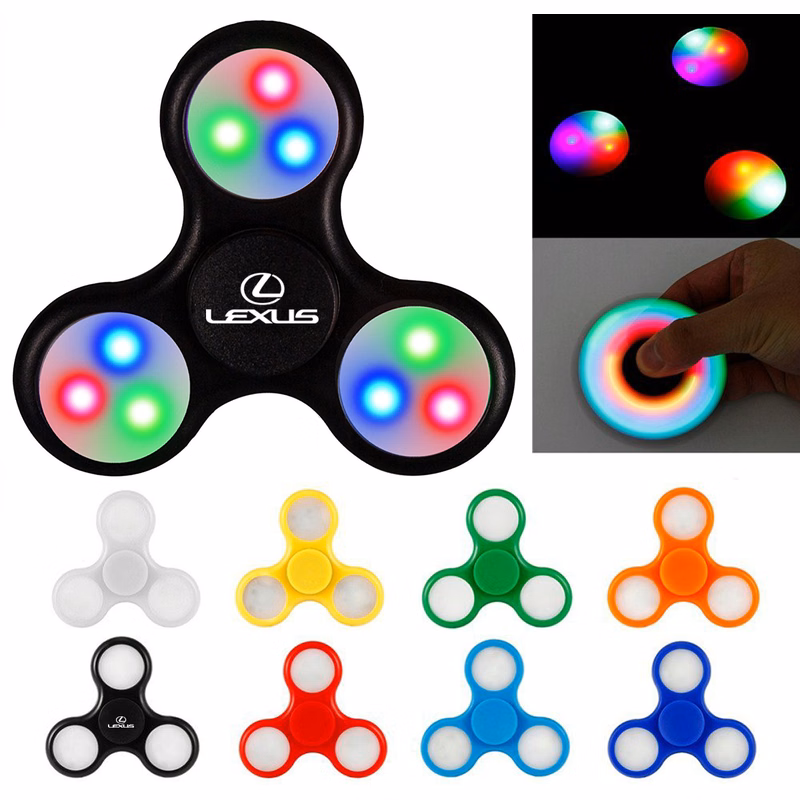 Fidget Hand Spinner LED Light