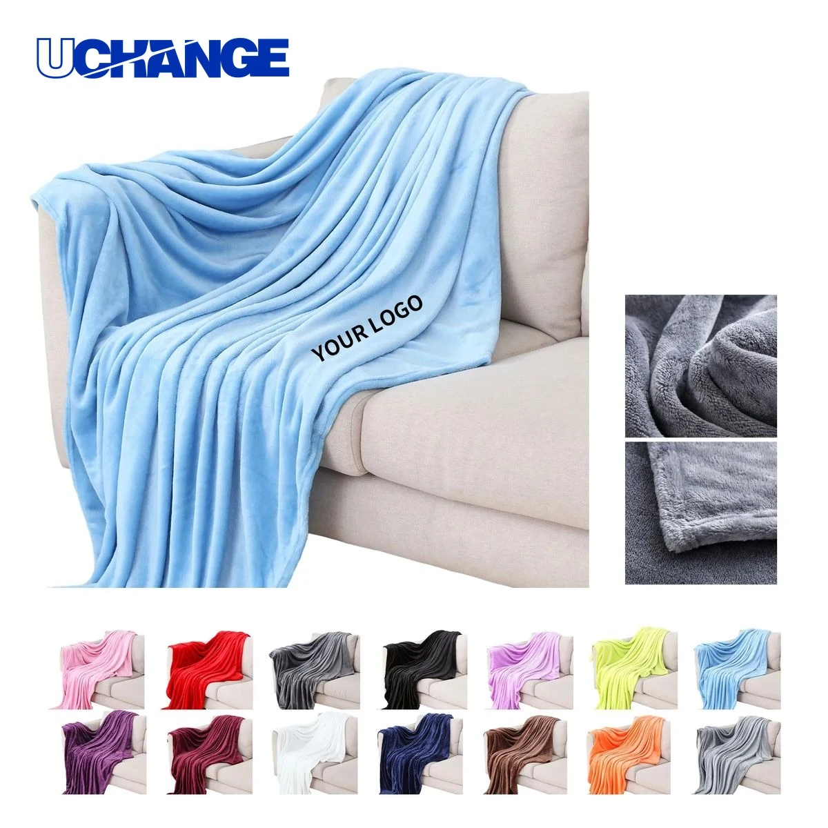 Flannel Fleece Blanket Throw Soft 1