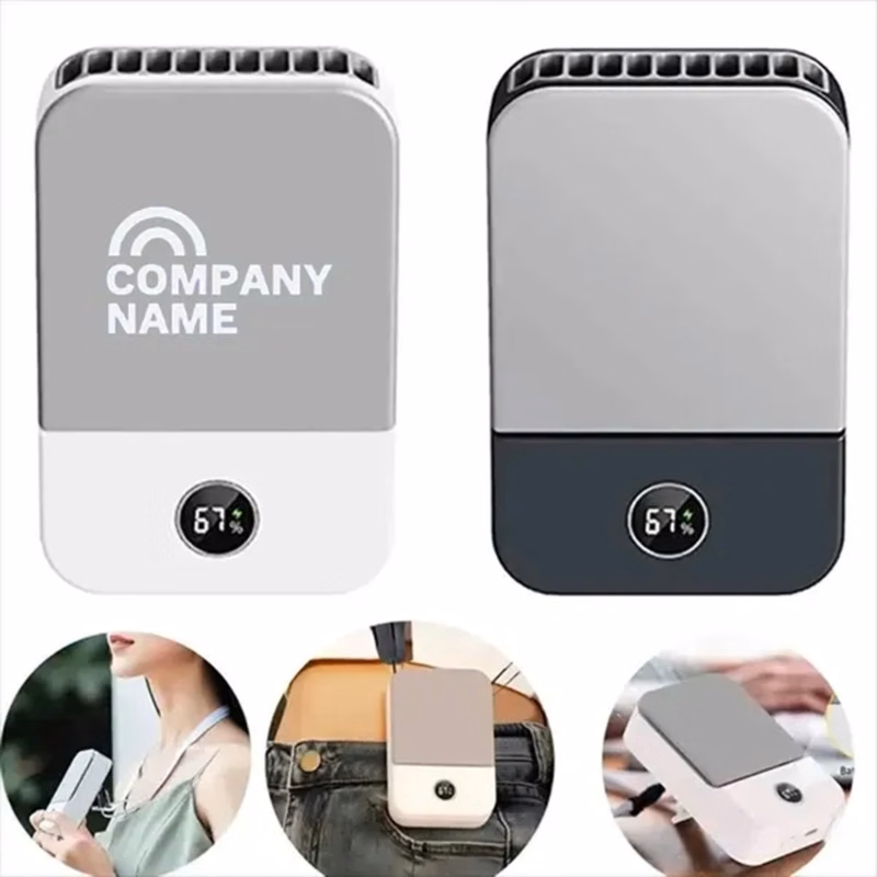 Leafless Mini Fan with Display Screen