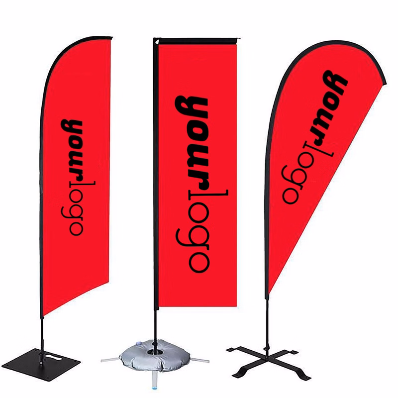 Wind-Resistant Christmas Sale Beach Flag for Outdoor Advertising