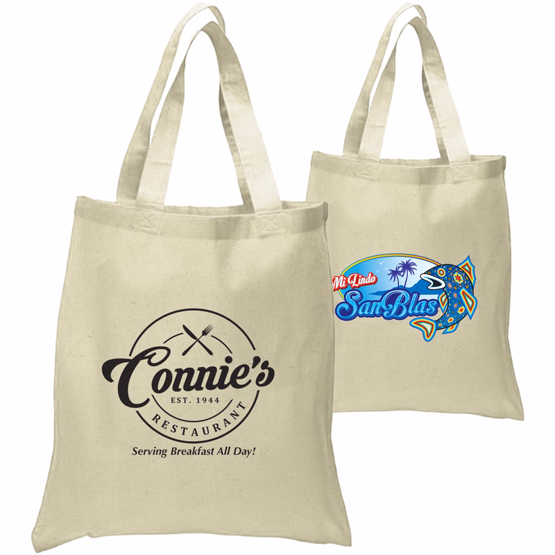 6 Oz. Organic Cotton Canvas Tote Bag