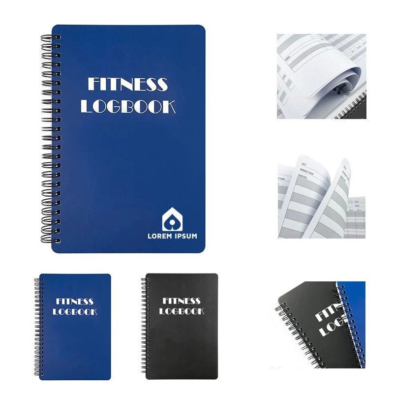 A5 Fitness Journal Spiral Coil Notebook 1