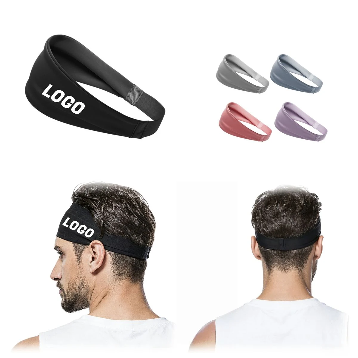 Elastic Breathable Athletic Headband 1