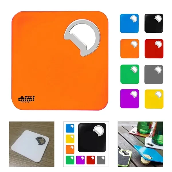 Custom EVA Foam Coaster with Built-In Bottle Opener — Bar & Hospitality Promo 1