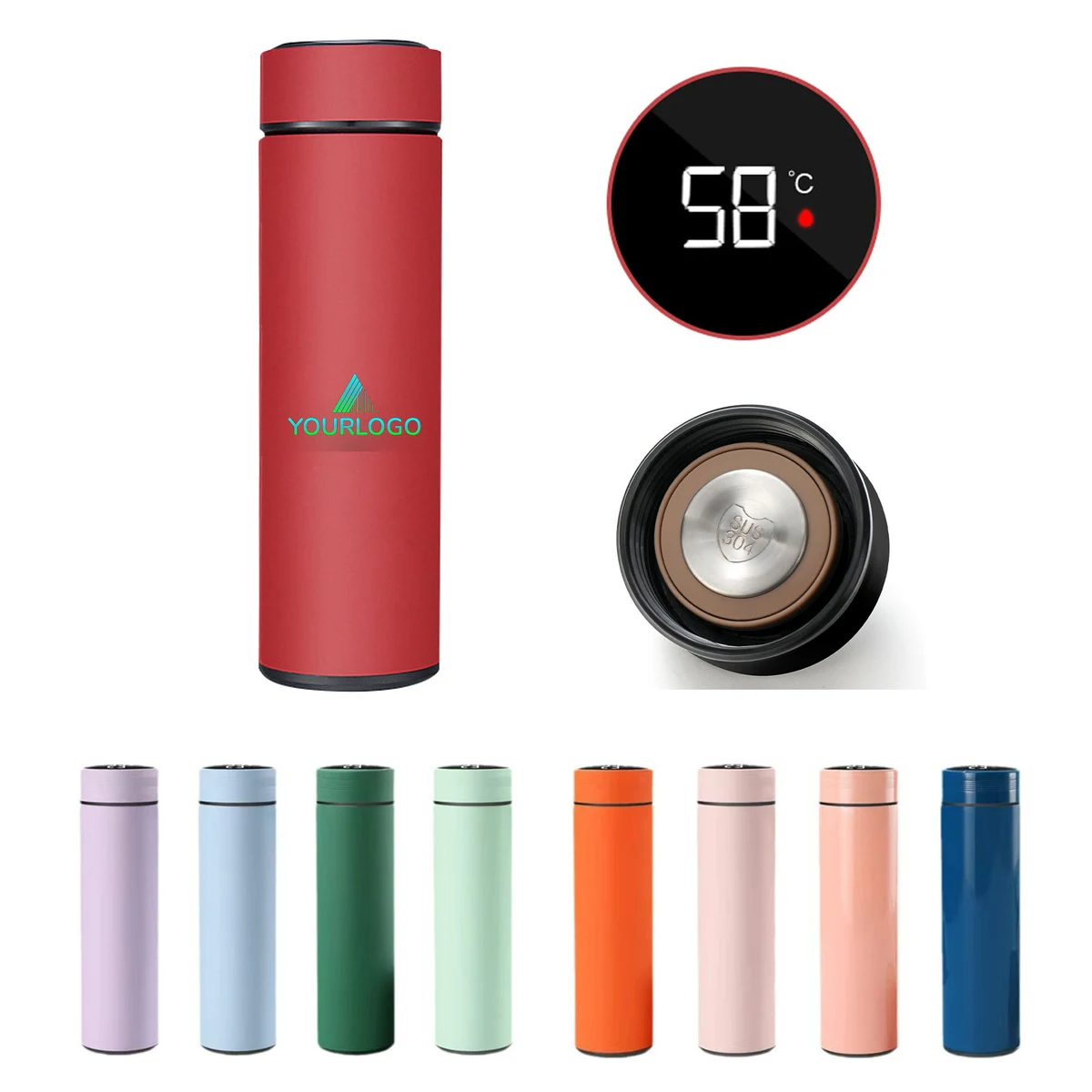 Insulated Temperature Display Tumbler 1