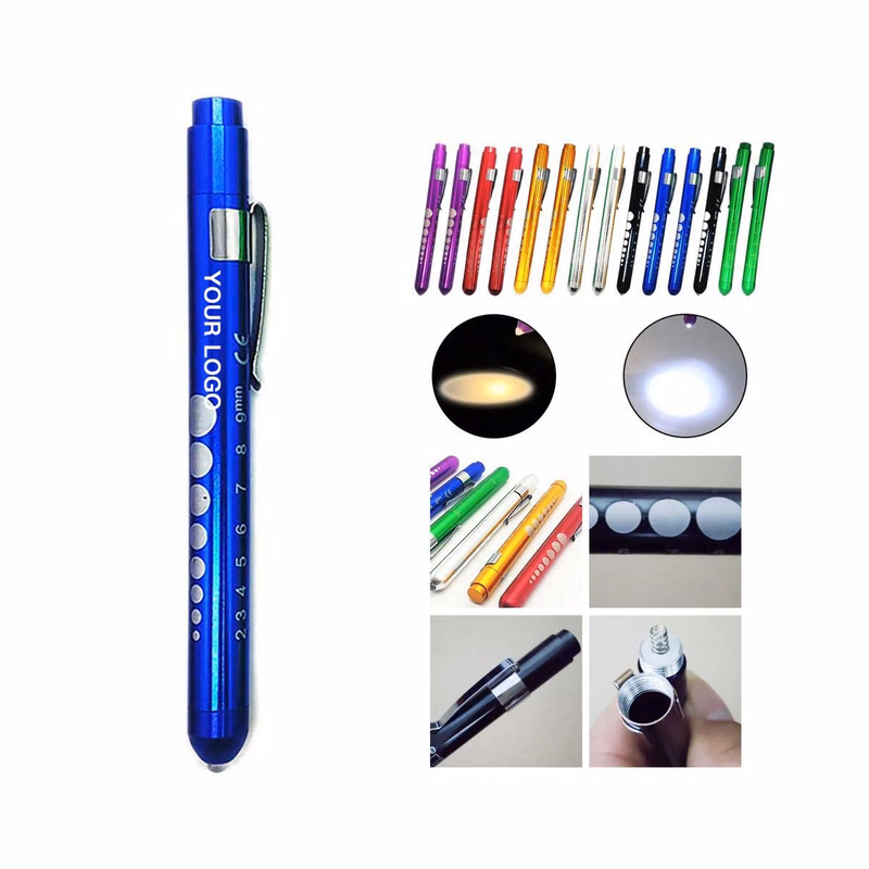Medical LED Penlight with Clip and Branding Options