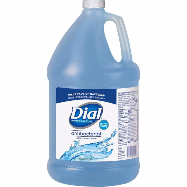 Dial Spring Water Scent Liquid Hand Soap Antibacterial - 1 Gallon