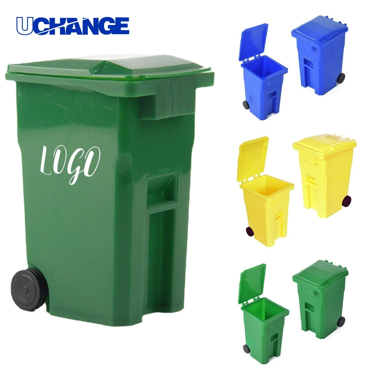 Mini Trash Can Pen Holder Cup 1