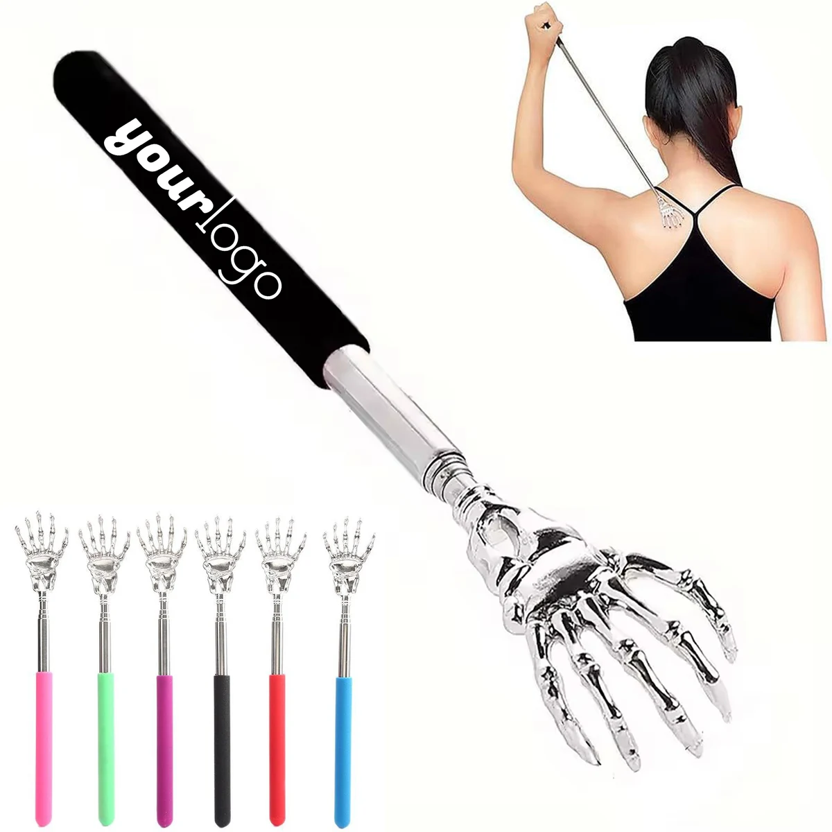 Extendable Stainless Steel Back Scratcher 1
