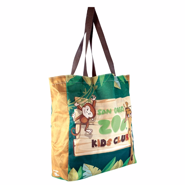 Large Full Gusset Vibrant Color Cotton Tote