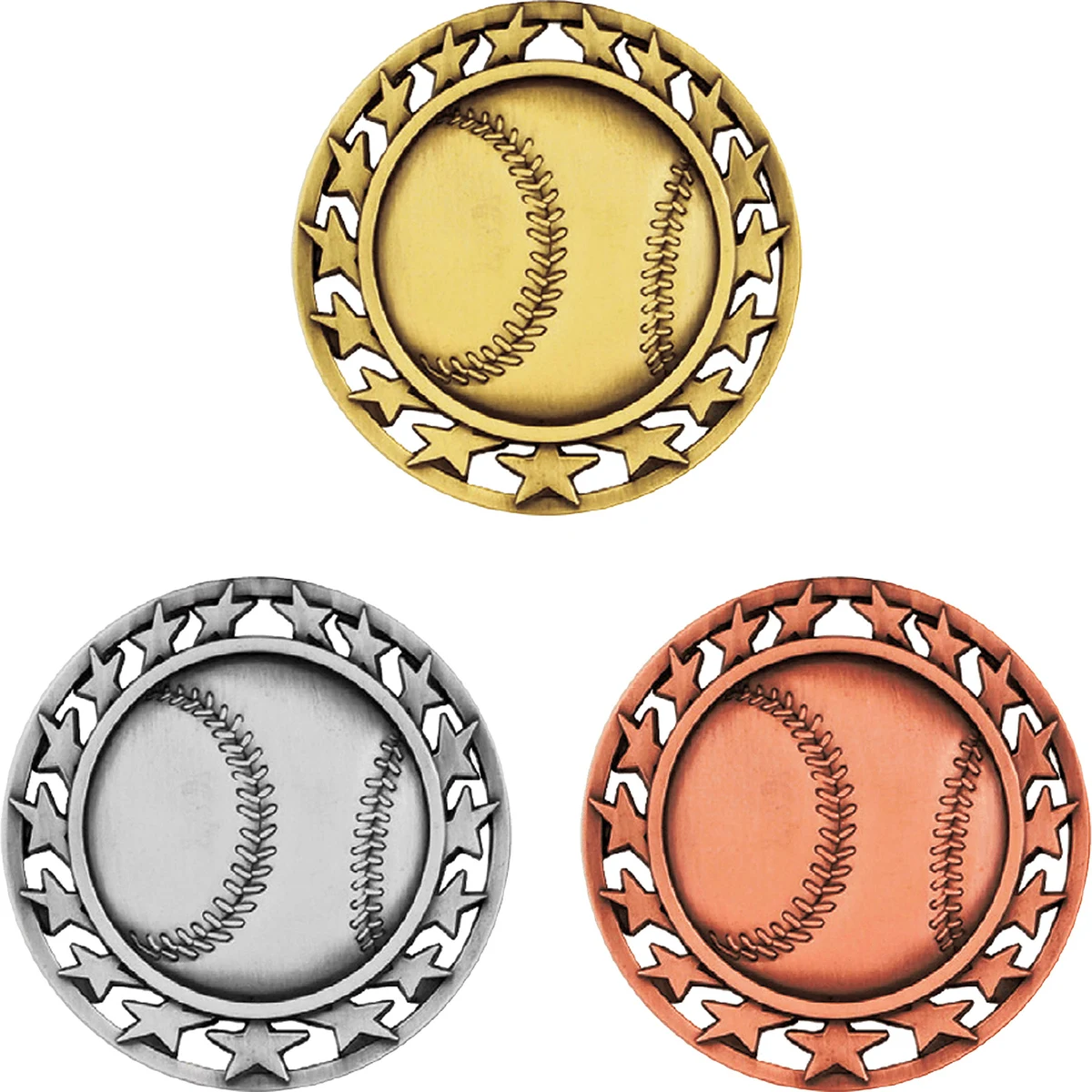 Stock Star Sports Medals: Baseball 1