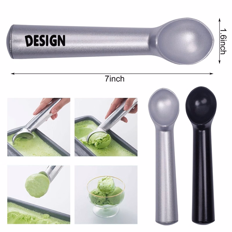 7 Inches One Piece Aluminum Ice Cream Scoop