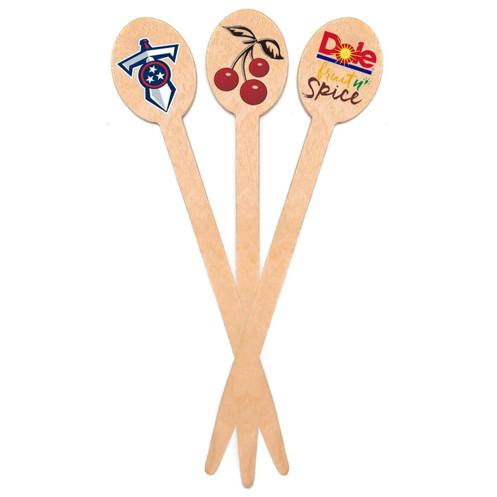 5 inch Custom Skewers - Oval Top - Color Printing 1