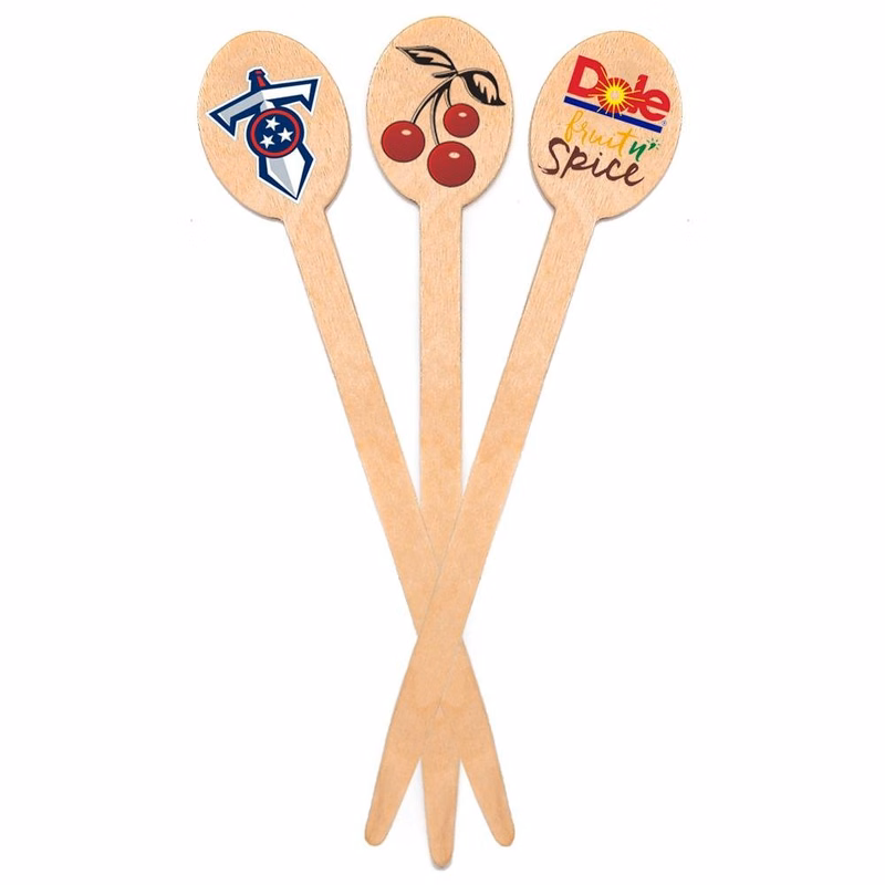 5 inch Custom Skewers - Oval Top - Color Printing