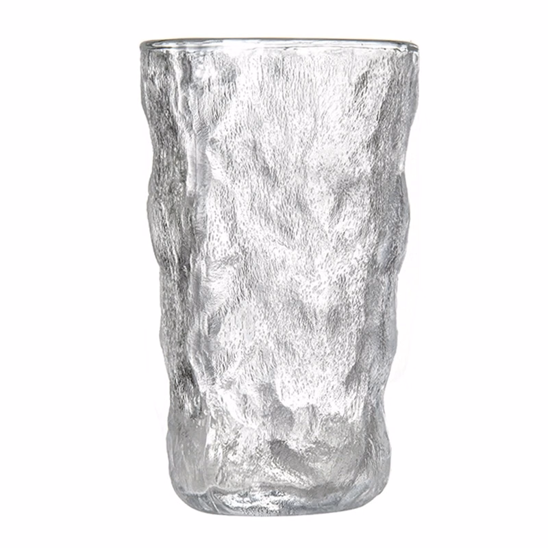 12Oz Glacier Pattern Glass Cup