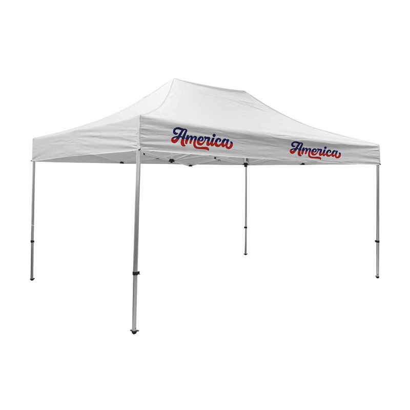 15' Premium Tent Kit (Imprinted, 4 Locations)