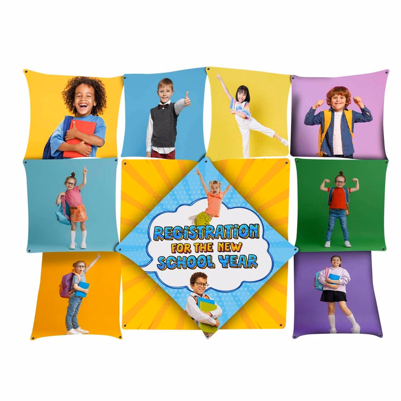 Micro GeoMetrix Patchwork Graphic Panels