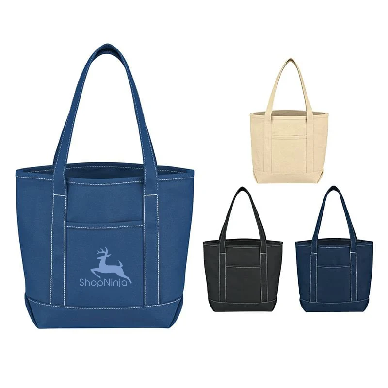 Mini Canvas Yacht Bag, custom tote bag with logo imprint 1
