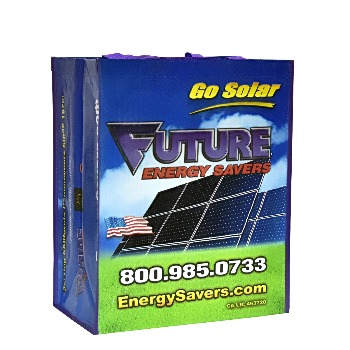 Custom Full-Color 145g Laminated Woven Promotional Bag 14"x17"x8" 1