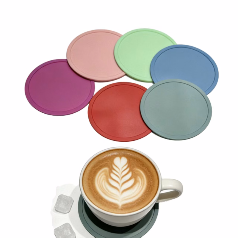Round Silicone Coaster