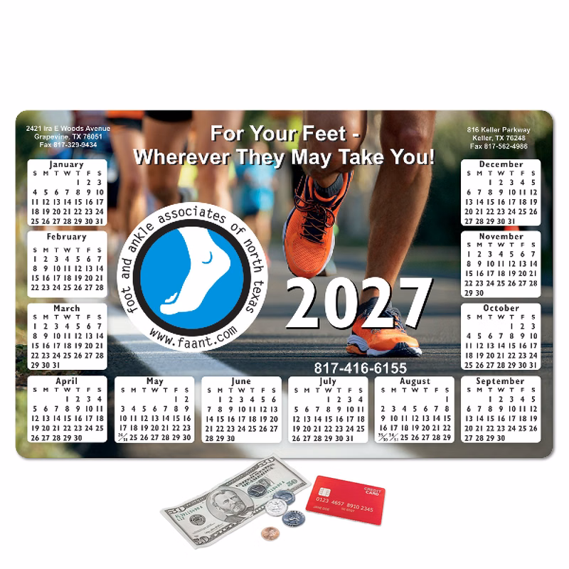 Vynex Heavy Duty Calendar Counter Mat-11"x17"x1/8"