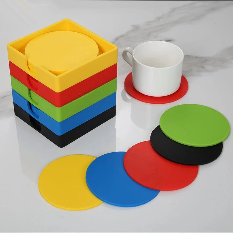 Silicone Coaster Logo Fitness Mat 1