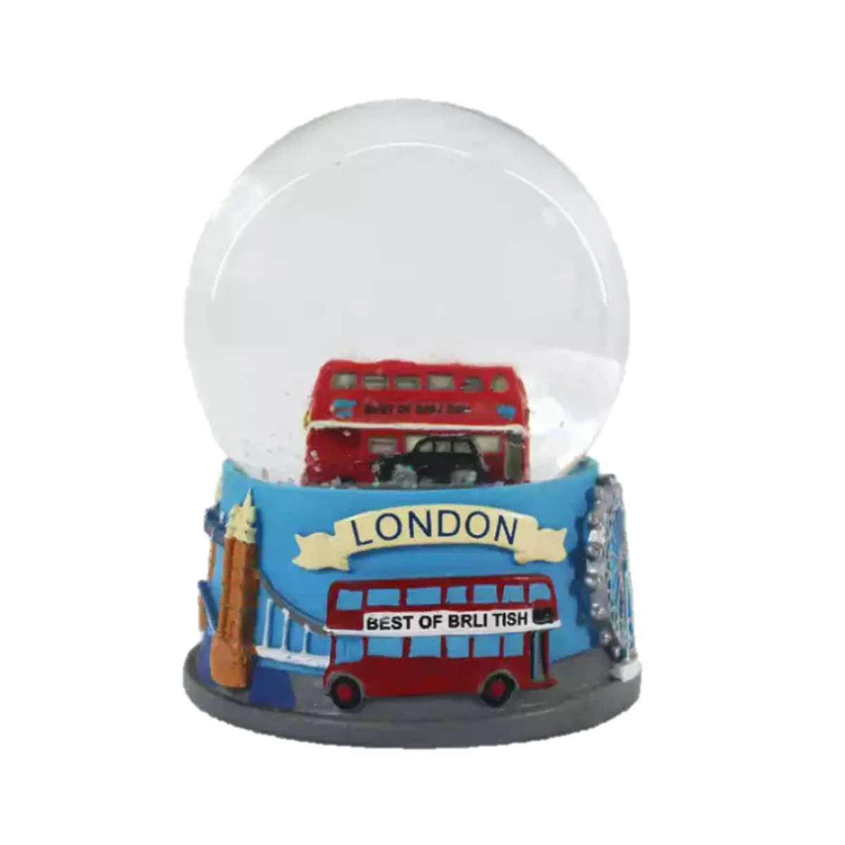 Custom London Souvenir 3D Snow Globe 1